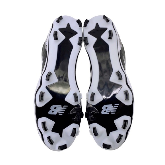 New Balance Pedroia TPU Mens Molded Baseball Cleats - Black/Digital Camo - Picture 3 of 9